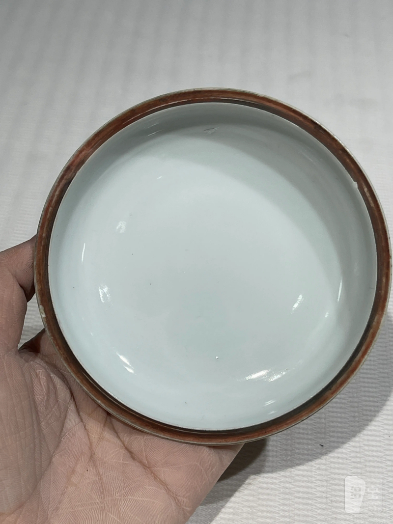 清代 粉彩文房瓷器一组十二件 - 图6